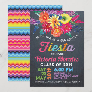 Fiesta Graduation Party Invitation