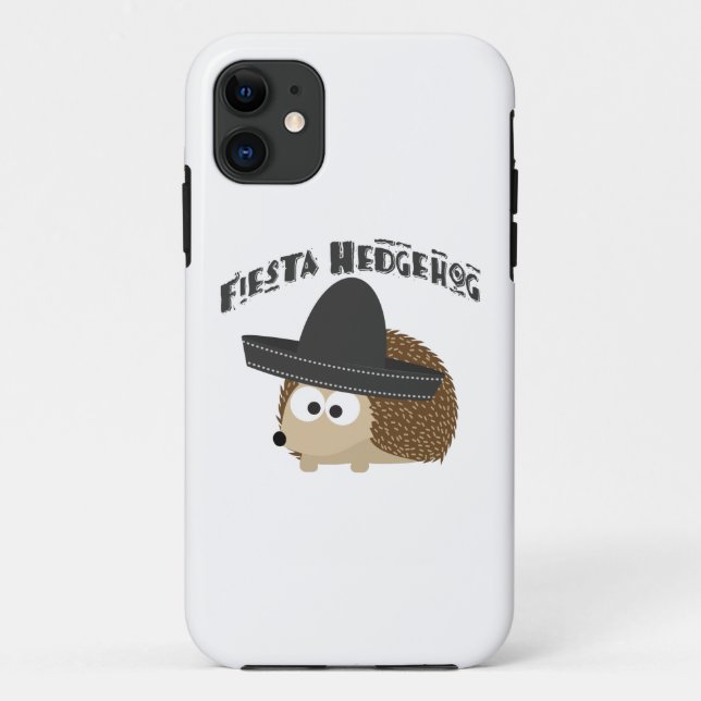 Fiesta Hedgehog Case-Mate iPhone Case (Back)