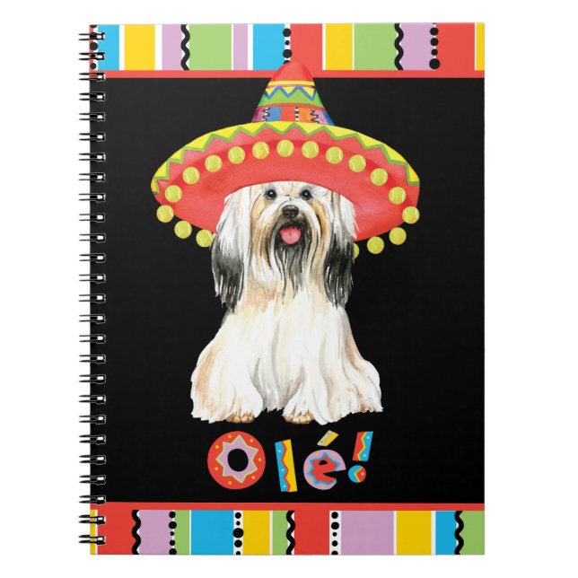 Fiesta Lhasa Apso Notebook (Front)