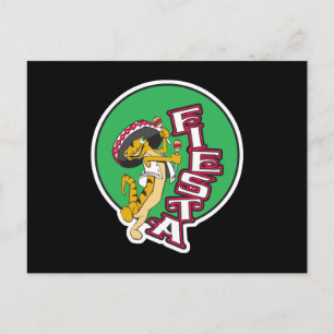fiesta lizard postcard