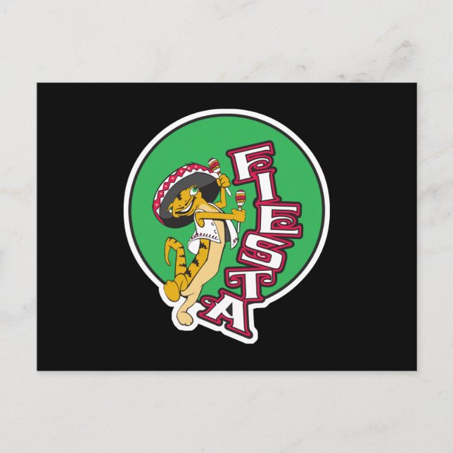 fiesta lizard postcard (Front)