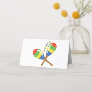 Fiesta Maracas Place Card