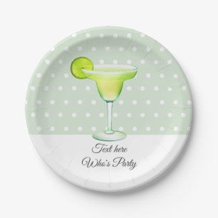 fiesta, margarita day, birthday, Paper Plate