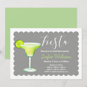 fiesta, margarita day, bridal shower, invitation