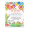 Fiesta Margarita Floral Cactus Art Bridal Shower