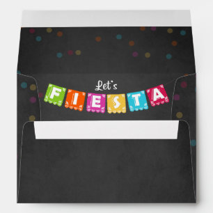 Fiesta Mexican Envelope Birthday Party Mañana