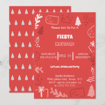 Fiesta Navidad Holiday party invitation