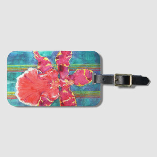 Fiesta Orchid Luggage Tag