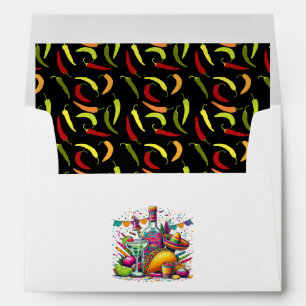 Fiesta Party Chili-Pepper Envelope