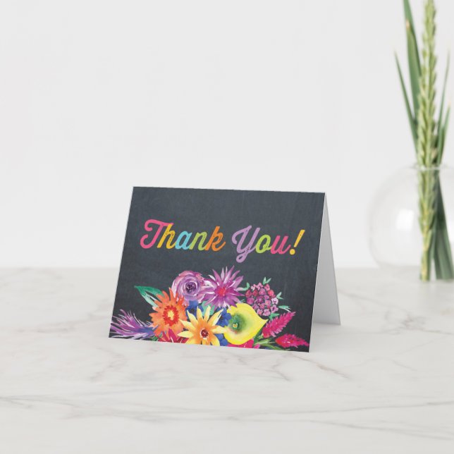 Fiesta Party Thank you card (Front)