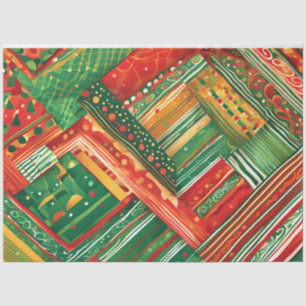 fiesta patchwork tissue paper