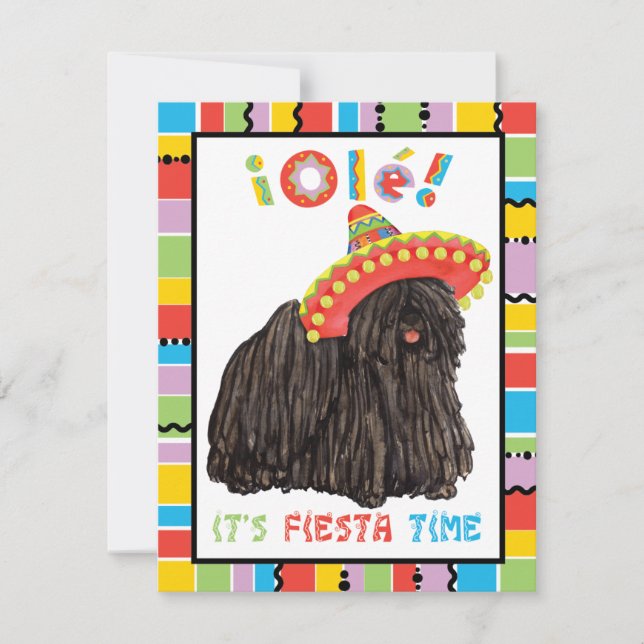 Fiesta Puli Invitation (Front)