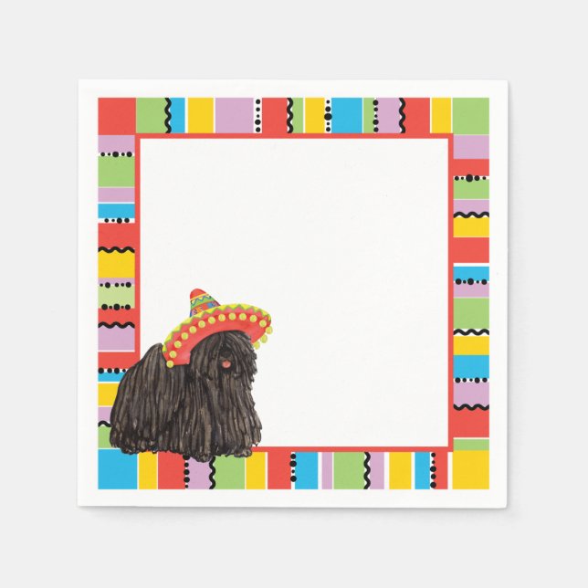 Fiesta Puli Paper Napkins (Front)
