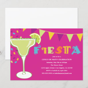 Fiesta Purple Invitation