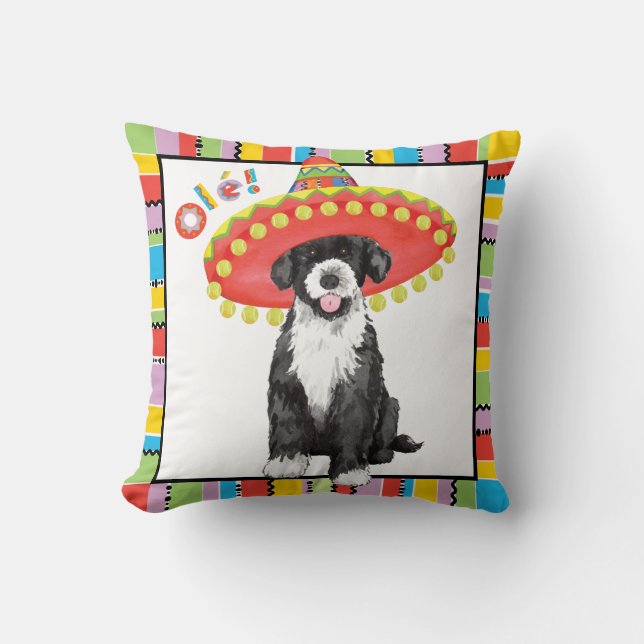 Fiesta PWD Throw Pillow (Front)