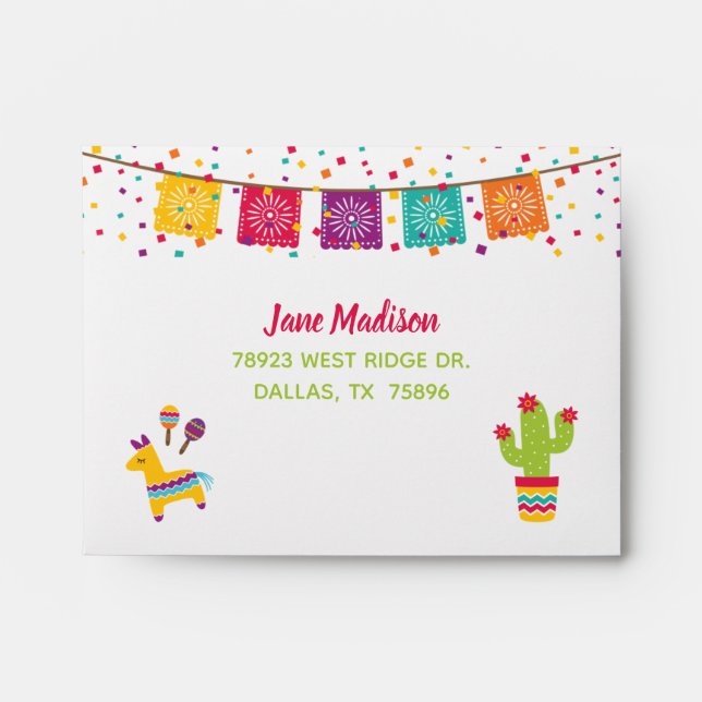 Fiesta Return Envelope (Front)