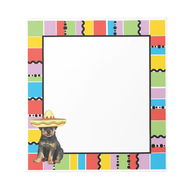 Fiesta Rottweiler Notepad (Front)