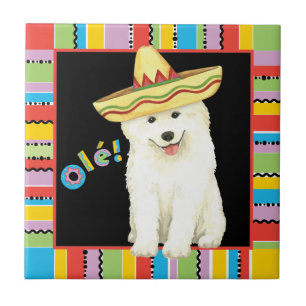 Fiesta Samoyed Ceramic Tile