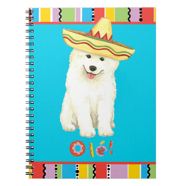 Fiesta Samoyed Notebook (Front)
