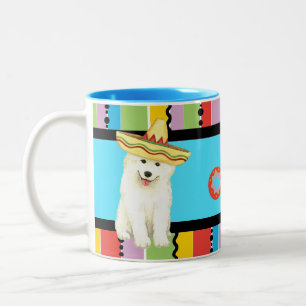 Fiesta Samoyed Two-Tone Coffee Mug