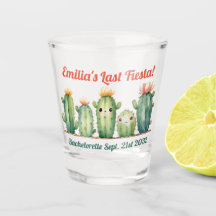 Fiesta Shot Verre Cactus Cute Bachelorette personn