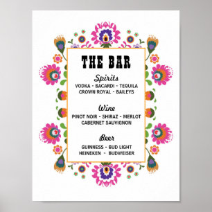 Fiesta Signs The Bar Party Event Wedding Party