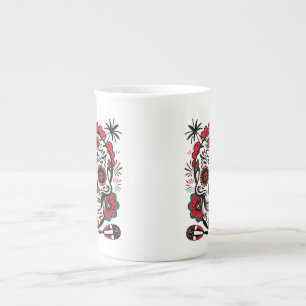 Fiesta Skull Vibes Bone China Mug