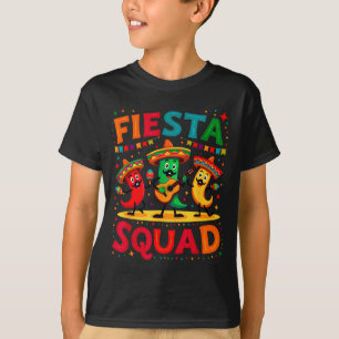Fiesta squad chili pepper guitar maracas cinco de T-Shirt