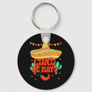 Fiesta Squad Cinco De Mayo Family Matching Mexican Keychain