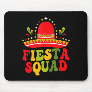 Fiesta Squad Cinco De Mayo Family Matching Mexican Mouse Pad