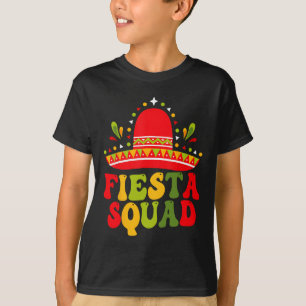 Fiesta Squad Cinco De Mayo Family Matching Mexican T-Shirt