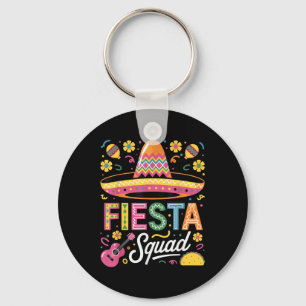 Fiesta Squad Cinco De Mayo Funny Mexican Maracas S Keychain