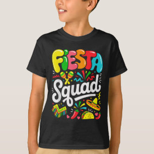Fiesta Squad Cinco De Mayo Lets Fiesta Mexican Gir T-Shirt