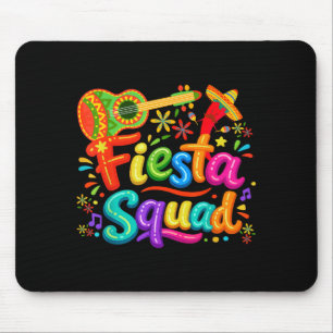 Fiesta squad - cinco de mayo mexican family Fiesta Mouse Pad