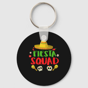 Fiesta Squad Cinco De Mayo Mexican Gift Mens And W Keychain