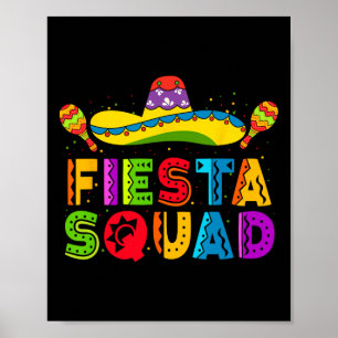 Fiesta Squad Cinco De Mayo Party Family Matching M Poster