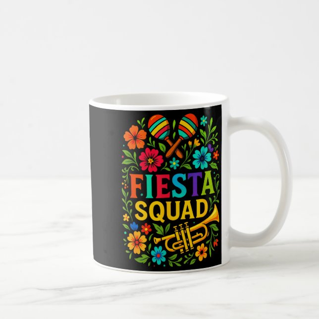 Fiesta squad - cinco de mayo party mexican style F Coffee Mug (Right)