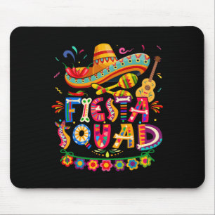 Fiesta Squad Cinco De Mayo Tee Mexican Party Cinco Mouse Pad