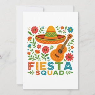 Fiesta Squad – Colorful Party Vibes Invitation