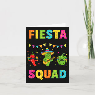 Fiesta squad cute cactus pepper bell pepper kidsFi Card