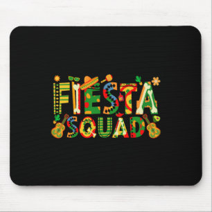 Fiesta Squad Family Matching Cinco De Mayo Party Mouse Pad