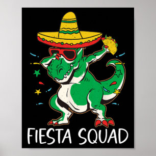 Fiesta Squad For Boy Mexican Party Cinco De Mayo Poster