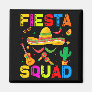 Fiesta squad funny cinco de mayo let's mexicanFies Magnet