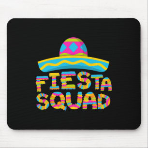 Fiesta Squad Funny Cinco De Mayo Mexican Party 5 D Mouse Pad