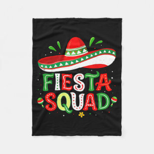 Fiesta Squad Funny for Kids Girl Boy Men Women Fleece Blanket
