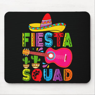 Fiesta squad matching cinco de mayo family party  mouse pad