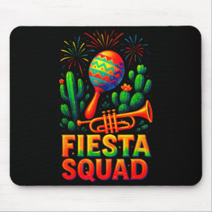 Fiesta Squad - Mexican Fun Cinco Mayo Celebration Mouse Pad