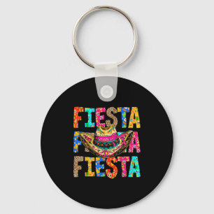 Fiesta Squad San Antonio Texas Cinco De Mayo Lets  Keychain