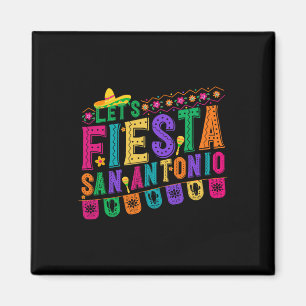 Fiesta Squad San Antonio Texas Cinco De Mayo Lets  Magnet
