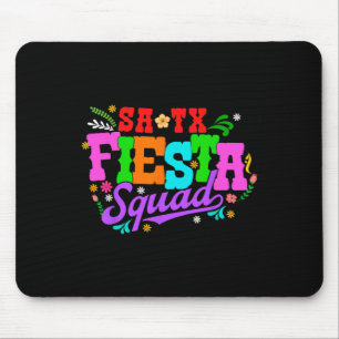 Fiesta Squad San Antonio Texas Cinco De Mayo Lets  Mouse Pad
